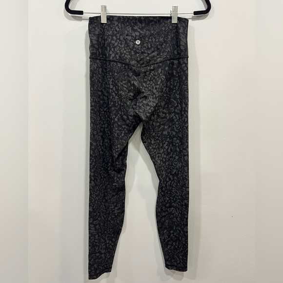 Lululemon Align Pant 28” Full Length Wild Thing Camo Brown Earth Multi Size 8 - Picture 2 of 4